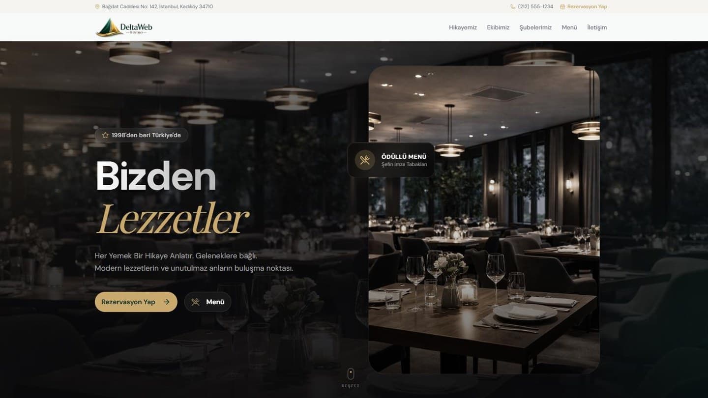 DeltaWeb Bistro