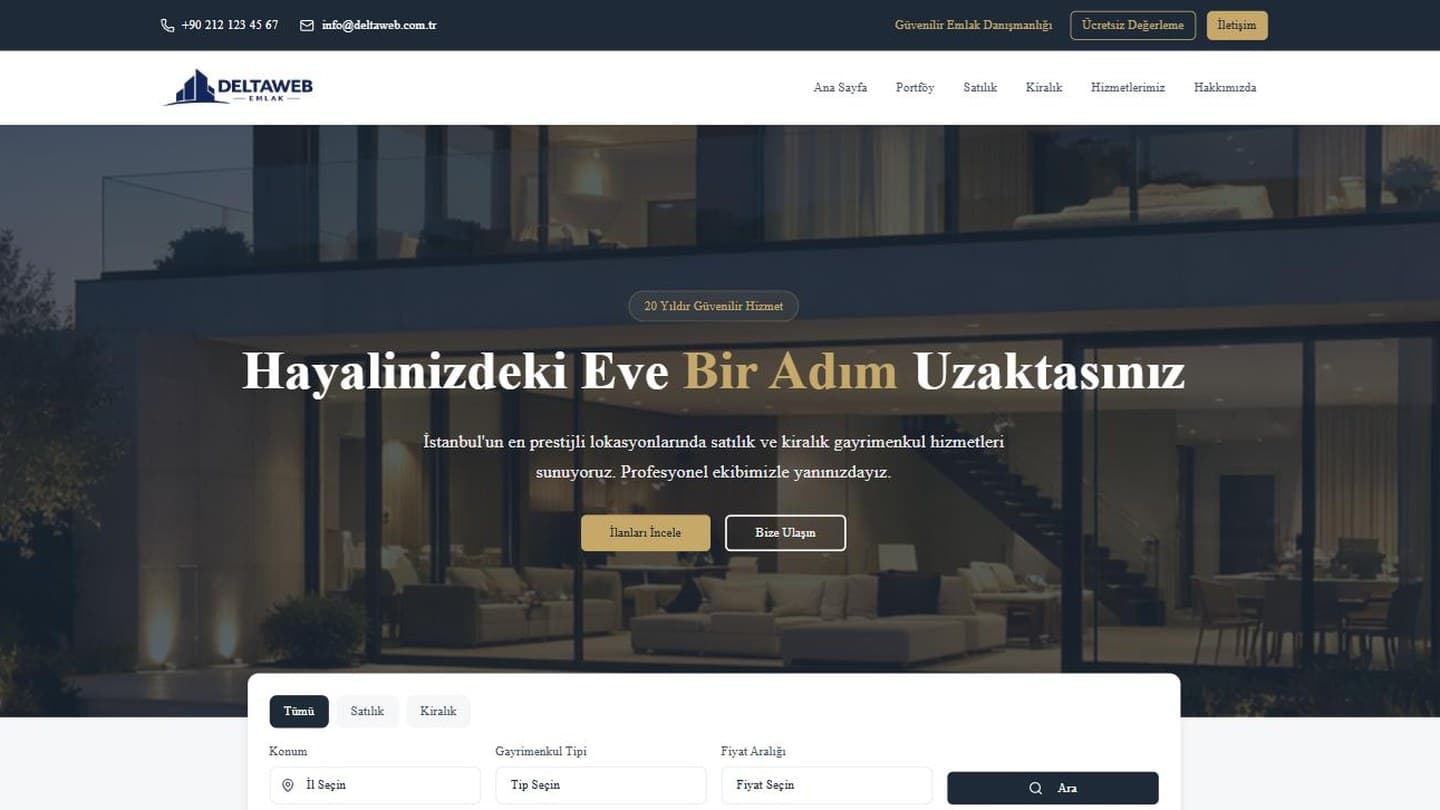 DeltaWeb Gayrimenkul
