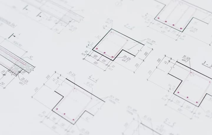 A technical drawing, every section dimensioned and annotated.